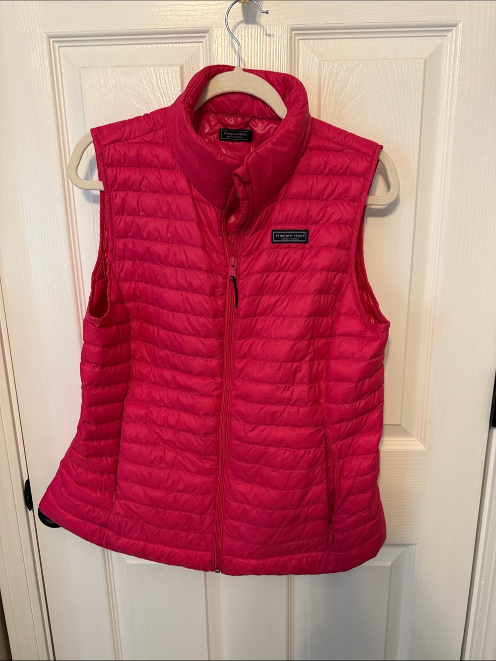 Vineyard Vines Women's Quilted Puffer Vest - Bright Pink